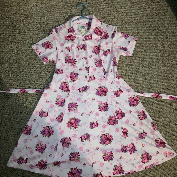 Vintage 70s Floral Dress - Picture 10 of 16